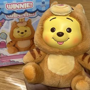 곰돌이 푸우 장난꾸러기 파티 시리즈 블라인드 박스 귀여운 푹신한 장식품 인형 유행 장난감 졸업 선물 귀엽고 재미있는