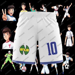 캡틴 츠바사 학교 Nansheng 올리브와 Benji 축구 팀 유니폼 비치 바지 맞춤형 고품질 의류 맞춤형
