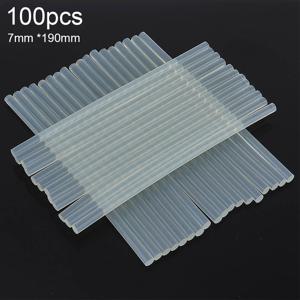 5-100pcs 투명 핫멜트 접착제 스틱 7mm / 11mm 강력한 Visco 홈 DIY 도구 전기 접착제 총 공예 앨범 수리