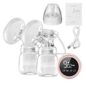 전기 모유 펌프 기계, USB 충전 LED 디스플레이, BPA 프리 모유 수유 펌프, 우유 수집기, 휴대용 모유 추출기