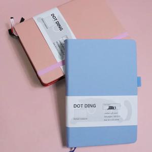 점선 총알 노트 A5 100 GSM 저널 하드 커버 160 페이지 아이보리 백서 스크랩북 플래너 의제 편지지