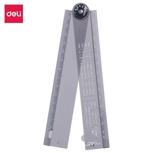 델리 접이식 눈금자 30cm 어린이 선물 문구 귀여운 학생 직선 측정 눈금자 편지지