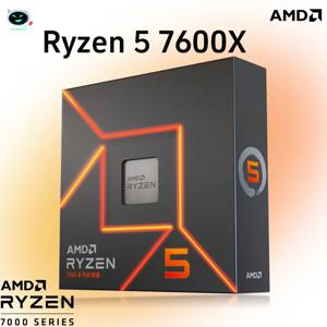 새로운 AMD Ryzen 5 7600X R5 7600X 4.7GHz 6코어 12스레드 PCIE 5.0 105W CPU 프로세서 5NM L3=32M 100- 000000593   LGA AM5 프로세서 게이밍