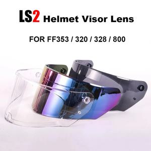 LS2 FF320 스트림 FF353 Rapid FF328 FF800 오토바이 헬멧 용 바이저 추가 렌즈 교체 블랙 이리듐 실버
