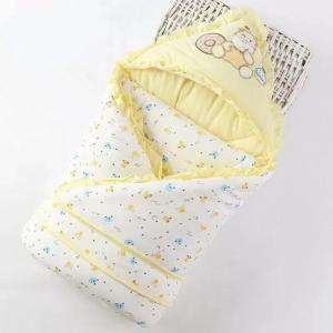 신생아 목화 담요 겨울 따뜻한 자수 아기 Swaddling 담요 만화 봉투 포장 담요 아기 소년 소녀 침대 이불