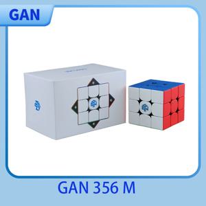 【JudyCube】GAN 356 M UV 3x3 자기 매직 스피드 큐브 스티커가 없는 Gan 356M 장난감 GAN 356 M Lite Cubo Magico 퍼즐