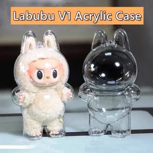 2025 LABUBU 클리어 마카롱 케이스, 더스트 케이스, 팝마트 버블마트 인형 액세서리, 인형 액세서리, 크리스마스 및 신년 선물