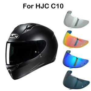HJC C10 용 오토바이 헬멧 바이저 렌즈 교체 Anti-UV Anti-Scratch 방진 앞 유리 오토바이 액세서리 casque moto