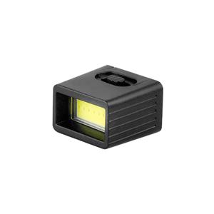 미니 9V 배터리 손전등, 2 모드 COB LED EDC 키 라이트, 6F22 배터리, 야외 조명, 작업 조명, 배터리 제외, 1 개