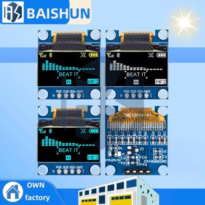 ‌ 0.96인치 I2C SSD1306 OLED 디스플레이 모듈 – Arduino, Raspberry Pi 및 ESP32 프로젝트용 128x64 듀얼 컬러(노란색/파란색) 화면