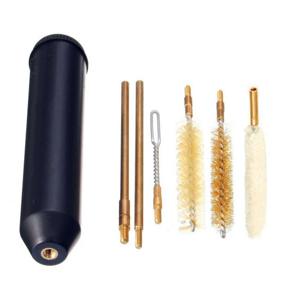 블랙 권총 청소 키트, 핸드 건 로드 브러시 건 청소 도구, 9mm, 22mm, 45mm, 357/9mm, 7 개
