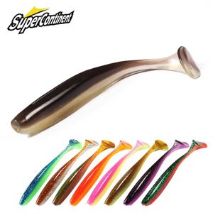 2021 Supercontinent Shiner 50mm 75mm 100mm 낚시는 큰 파이크를 연결하기 쉬운 부드러운 인공 미끼를 미끼로 사용합니다.