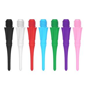 CyeeLife 플라스틱 다트 팁 100/250/500 팩 소프트 팁 다트 및 전자 다트판용 2BA POM 포인트, CL04
