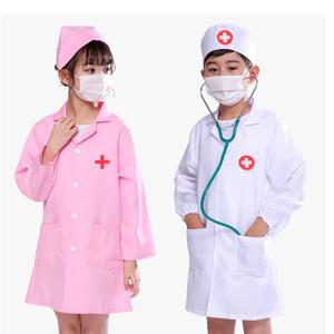 어린이 척 놀이 게임 시뮬레이션 의사 간호사 코트 유치원 퍼즐 세트 역할 놀이 어린이를위한 선물 소년 소녀 TMZ
