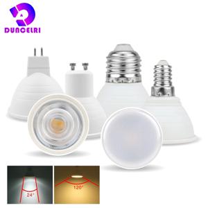 LED 전구 MR16 GU10 GU5.3 E27 E14 Lampada Led 6W AC 220V-240V 24/120 학위 Bombillas LED 램프 스포트라이트 스포트 라이트