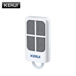 KERUI RC531 무선 휴대용 원격 제어 4 버튼 키 체인 WIFI GSM PSTN 홈 보안 경보 시스템