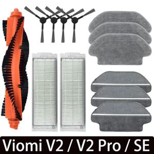 Viomi V2 SE Conga 3490 3690 Xiaomi Mi 로봇 진공 청소기 Pro STYTJ02YM STYJ02YM 액세서리 메인 사이드 브러시 Hepa 필터 걸레