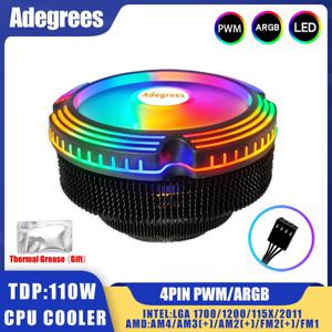 120MM CPU 공기 냉각기 4PIN PWM 냉각 PC 라디에이터 팬 Intel 2011 1700 1200 1150 1155 1156 X79 X99 AM3 AM4 Ventilador
