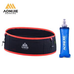 AONIJIE W938S 여성용/남성용 250ml 소프트 플라스크가 포함된 수화 벨트 6.8인치 휴대폰용 수분 흡수 보관 벨트