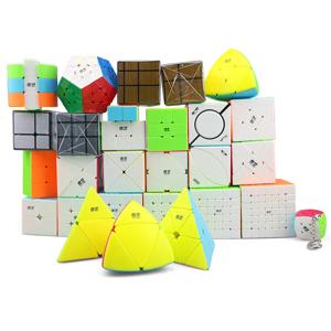 Qiyi 시리즈 매직 큐브 QY 특수 모양의 QIYI 2x2 3x3 4x4 5x5 퍼즐 어린이 장난감 선물 Pyraminx Skewb Cubo Magico