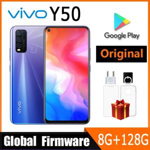 VIVO Y50 글로벌 펌웨어 휴대폰 Snapdragon 665 Octa Core 6.53
