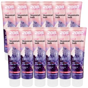 2080 퓨어 마운틴 핑크솔트 치약 120g 12개