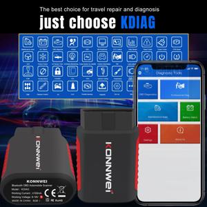 KONNWEI KDIAG 2025 전체 시스템 자동 스캐너 재설정 SAS EPB 서비스 ECU 프로그래머 OBD OBD2 자동차 진단 도구