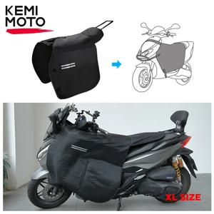 KEMiMOTO 스쿠터 용 무릎 따뜻한 보호대 다리 커버 Vespa 용 Honda 용 오토바이 겨울 퀼트 방풍 발수