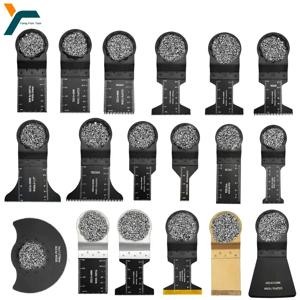 18Pcs Starlock 다기능 톱 블레이드 금속 석고 목재 플라스틱 혁신 절단 액세서리에 대 한 멀티 도구 빠른 변경 블레이드