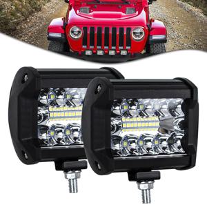 1/2Pcs LED 포드 조명 스팟 홍수 콤보 LED 안개 운전 4x4 오프로드 조명 트럭 보트 ATV UTV 용 작업 조명