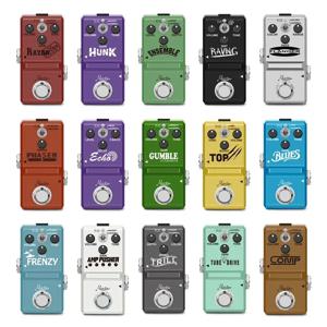 Rowin Pedal Para Guitarra 슈퍼 타이니 이펙트 NANO 루퍼 플랜저 부스터 프렌지 컴프레서 트레몰로 튜브 드라이브 오버드라이브 베이스
