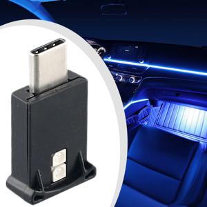 USB-C Type-C LED 실내 조명 네온 분위기 주변 램프 자동차 실내 실외 조명 램프 자동차 자동차 액세서리 부품