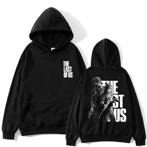The Last of Us 빈티지 그래픽 후드 하라주쿠 펑크 고딕 남성 여성 풀오버 오버 사이즈 캐주얼 겨울 스웨터 streetwear