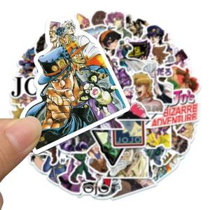 50pcs 애니메이션 JoJos 기묘한 모험 스티커 DIY 기타 가방 스케이트 보드 노트북 전화 데칼 스티커에 대 한 만화 데 칼