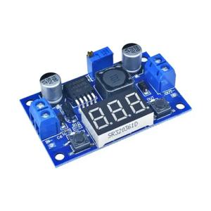 LM2596 DC DC 스텝 다운 컨버터 전압 조정기, 4.0 ~ 40 ~ 1.3-37V 벅 어댑터, LED 디스플레이 전압계, 조정 가능한 전원 공급 장치