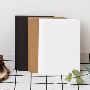 DIY 빈 엽서 화이트 카드 용지, 스크랩북 낙서 인사말 카드, 블랙 화이트 크래프트 용지, 14.8x9.8cm, 20 장 묶음