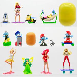 Kinder Gashapon 캡슐 장난감 서프라이즈 애니메이션 만화 영화 캐릭터 피규어 자동차 동물 군인 공주 인형 등 어린이 선물