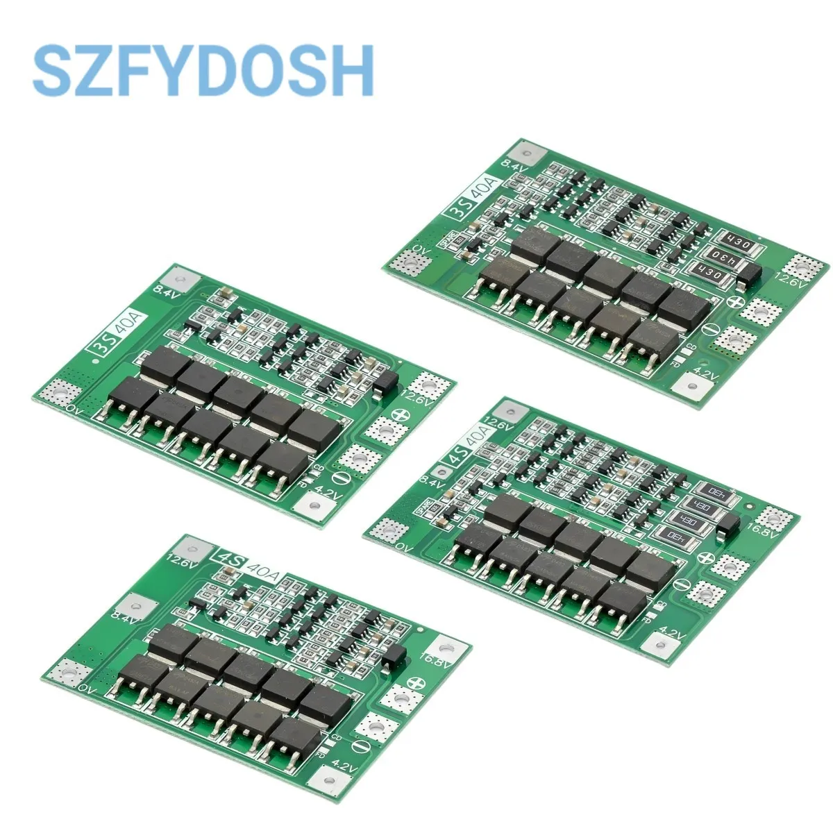 4S 40A 리튬 이온 리튬 배터리 18650 충전기 PCB BMS 보호 보드 드릴 모터 14.8V 16.8V Lipo 셀 모듈에 대 한 균형
