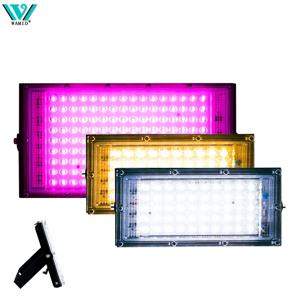 실내 LED 성장 조명, 식물 성장 조명, 온실 씨앗, 꽃 성장 조명, 전체 스펙트럼 220V, 50W, 100W 투광 조명