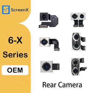 아이폰 후면 카메라 6 6S 6SP 6P 7 7P 8 8P X XS XS MAX XR 직면 카메라 교체 렌즈 금속 케이스 플렉스 케이블