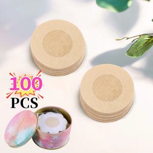 일회용 가방/금속 상자 가슴 스티커 100개: 이음새가 없고 통기성이 있으며 자체 접착식이며 편안하고 눈에 보이지 않는 적용 범위