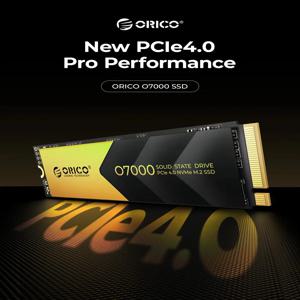 ORICO PCIe4.0 M.2 NVMe SSD PS5 게임용 7400MB/S 콘텐츠 제작자용 내부 솔리드 스테이트 드라이브 M 키 2280 SSD 1TB/2TB/4TB O7000