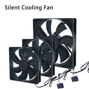 80mm 90mm 120mm 조용한 컴퓨터 팬 컴퓨터 PC 케이스 용 자동 PC 팬 GPU CPU 쿨러 라디에이터 냉각