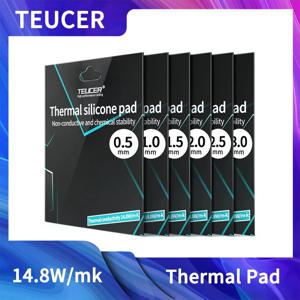 TEUCER 14.8 중량/용적 열 전도 열 패드 컴퓨터 노트북 GPU VGA 카드 CPU 방열판 냉각 전도성 실리콘 그리스 시트