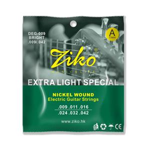 ZIKO 일렉트릭 기타 스트링 니켈 현 DEG-009, 전문 하이 퀄리티 스트링, 일렉트릭 기타 액세서리에 적합