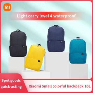 Xiaomi 다채로운 작은 배낭 남자와 여자의 어깨 가방 야외 방수 초경량 학생 휴대용 스포츠 가방