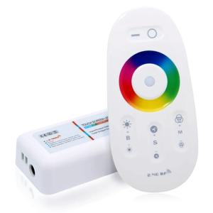 12V 24V 18A 2.4G 무선 LED 컨트롤러 RGB RGBW 컨트롤러 벽걸이 형 터치 패널 원격 LED RGB 스트립/전구/통