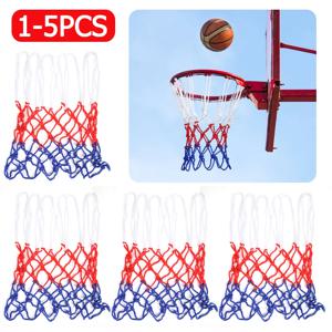 농구대 그물 1-5PCS 전천후 농구 네트 3 색 농구 후프 네트, 전원 농구 후프 바스켓 림 네트