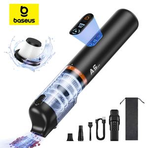 Baseus A5 에어 자동차 진공 청소기, 강력한 무선 청소기, 강력한 흡입력, 휴대용 자동차 청소 가전 제품, 2 in 1