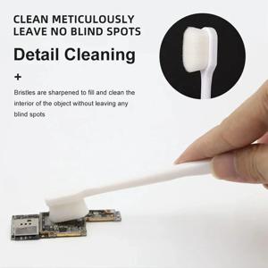 Caius PBT 섬유 청소 연마 마더 보드 IC 접착제 제거 청소 브러시 ​​회로 IC PCB BGA 전화 소프트 칫솔